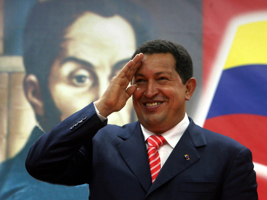 María Gabriela Chávez durante las honras fúnebres del Comandante